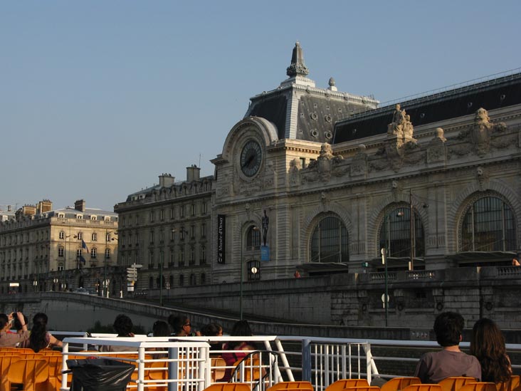 Musée d'Orsay From Bateaux-Mouches Sightseeing Cruise, River Seine, Paris, France