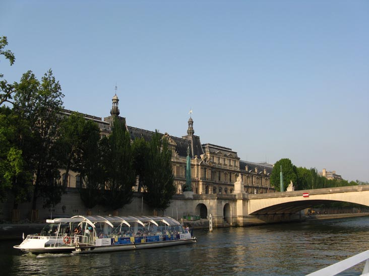 Musée du Louvre From Bateaux-Mouches Sightseeing Cruise, River Seine, Paris, France