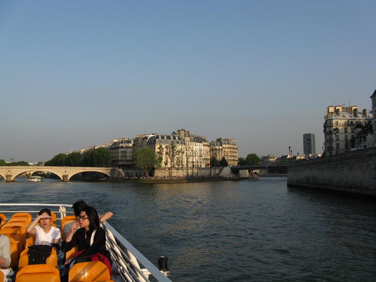 Pont Louis-Philippe, Île Saint-Louis From Bateaux-Mouches Sightseeing Cruise, River Seine, Paris, France