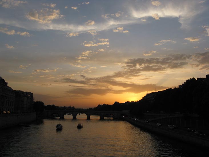View From Pont-au-Change, Paris, France