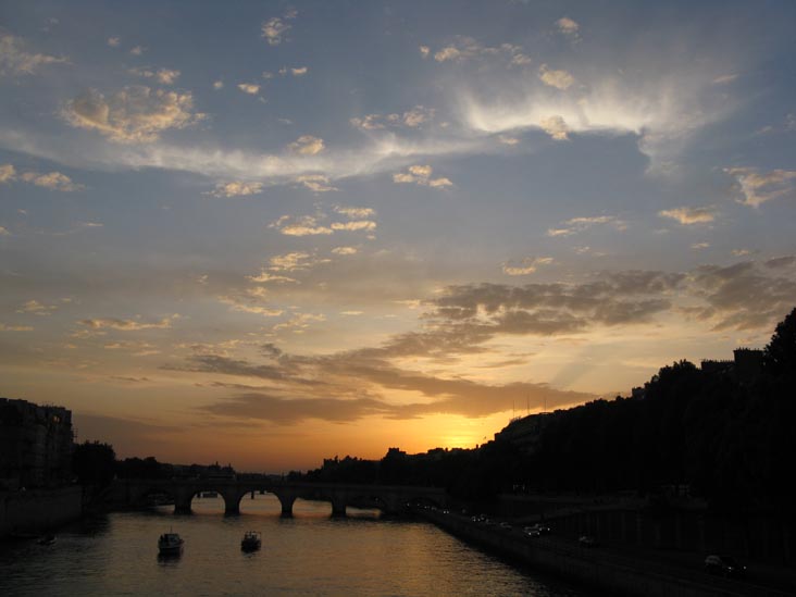 View From Pont-au-Change, Paris, France