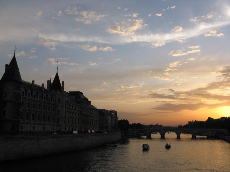 View From Pont-au-Change, Paris, France