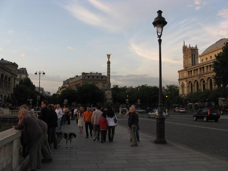 Place du Châtelet From Pont-au-Change, Paris, France