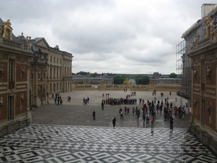 Marble Courtyard From Château de Versailles (Palace of Versailles), Versailles, France