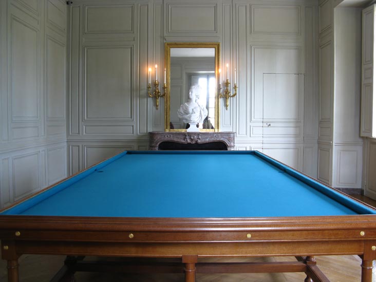 Billiard Table, Petit Trianon, Marie-Antoinette's Estate (Le Domaine de Marie-Antoinette), Estate of Versailles, Versailles, France