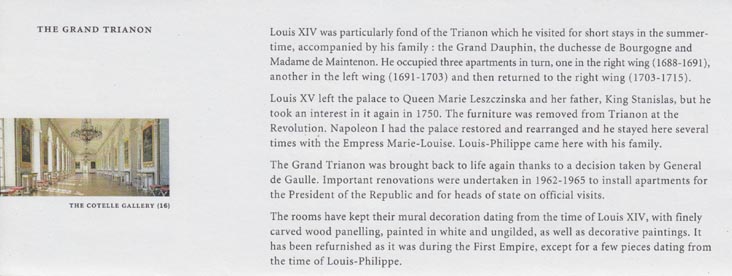 Visit Guide, Grand Trianon, Estate of Versailles, Versailles, France