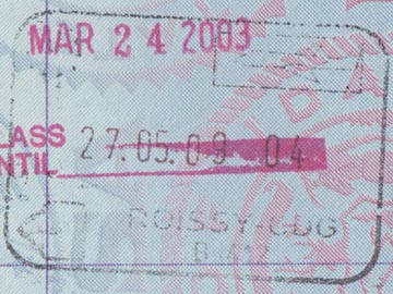 France Passport Stamp