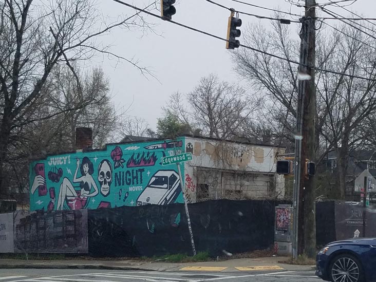 Edgewood Avenue NE and Krog Street, NE Corner, Atlanta, Georgia, February 23, 2019