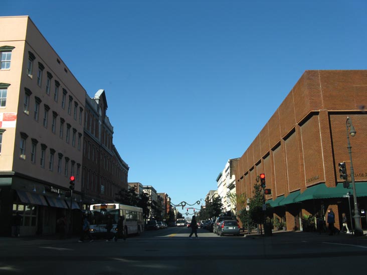 Broughton Street and Bull Street, Looking West, Savannah, Georgia