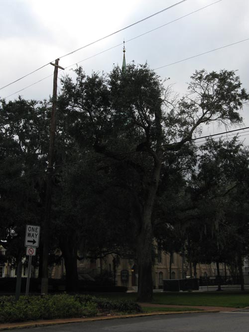 Taylor Street and Abercorn Street, Calhoun Square, Savannah, Georgia