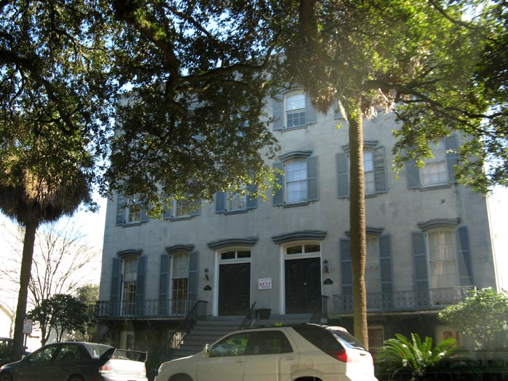 Bull Street and Perry Street, NE Corner, Chippewa Square, Savannah, Georgia