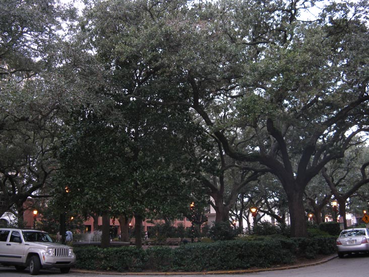Bull Street and Bryan Street, Johnson Square, Savannah, Georgia