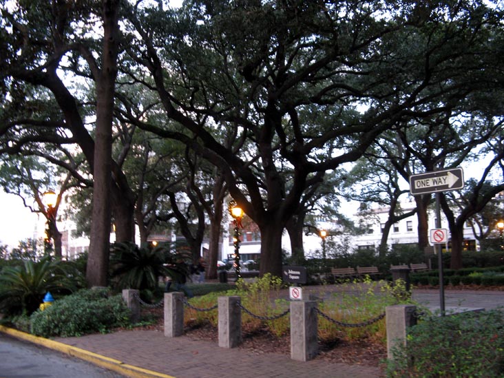 Congress Street and Bull Street, Johnson Square, Savannah, Georgia