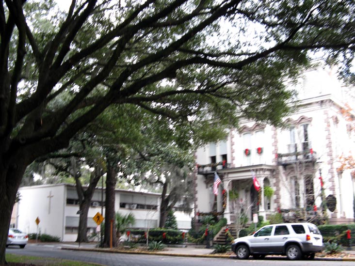 Abercorn Street and Charlton Street, NE Corner, Lafayette Square, Savannah, Georgia