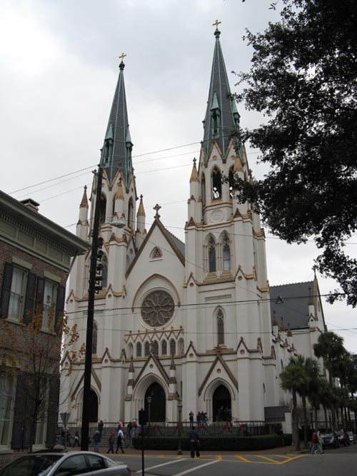 Cathedral of St. John the Baptist, 222 East Harris Street, Lafayette Square, Savannah, Georgia