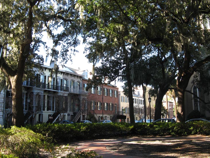 Charlton Street From Madison Square, Savannah, Georgia