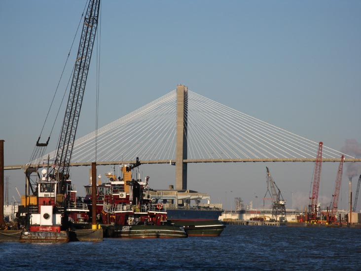 Talmadge Memorial Bridge From Savannah Marriott Riverfront, 100 General McIntosh Boulevard, Savannah, Georgia