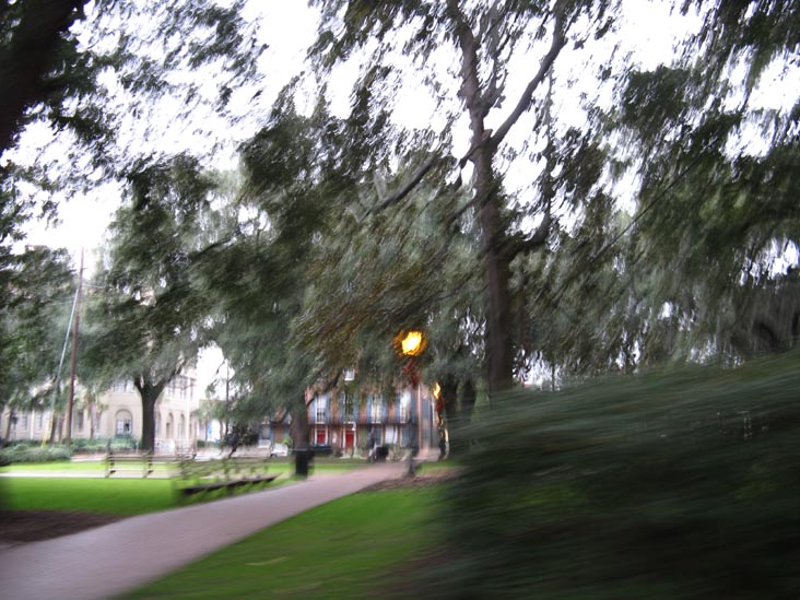 Abercorn Street and York Street, Oglethorpe Square, Savannah, Georgia