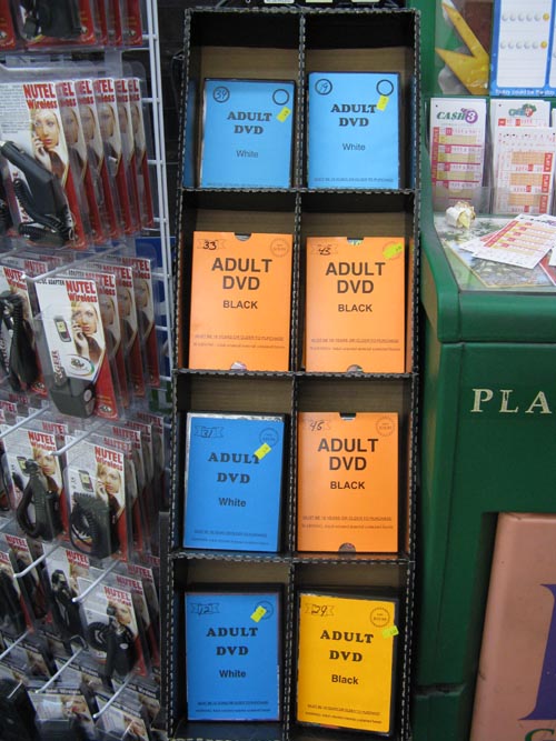 Adult DVDs, Pal Superette, 241 Drayton Street, Savannah, Georgia