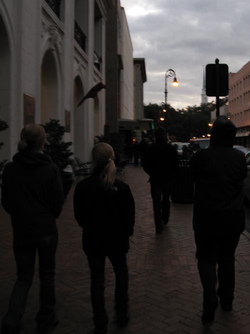 Savannah Ghosts Walking Tour, Bull Street South of Johnson Square, Savannah, Georgia