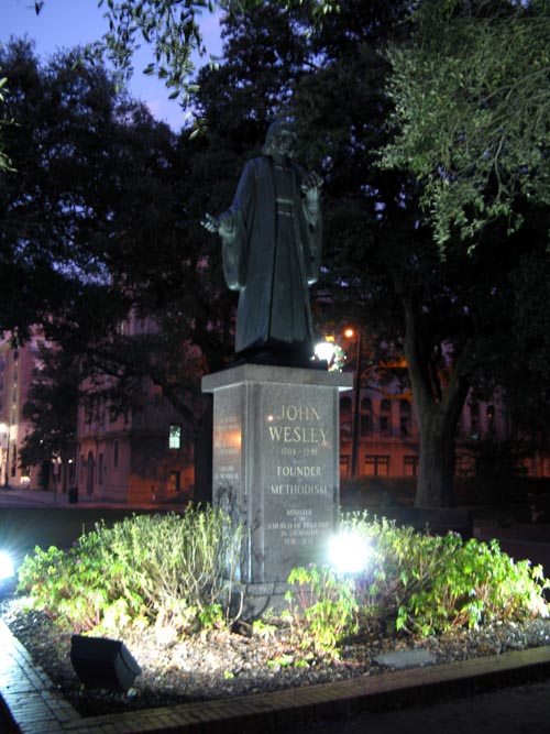 John Wesley Monument, Reynolds Square, Savannah, Georgia