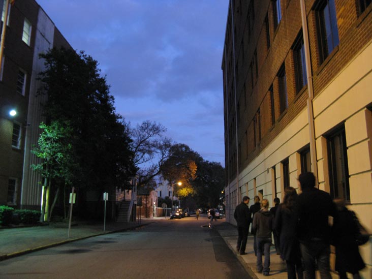Savannah Ghosts Walking Tour, Bryan Street Between Abercorn Street and Lincoln Street, Savannah, Georgia