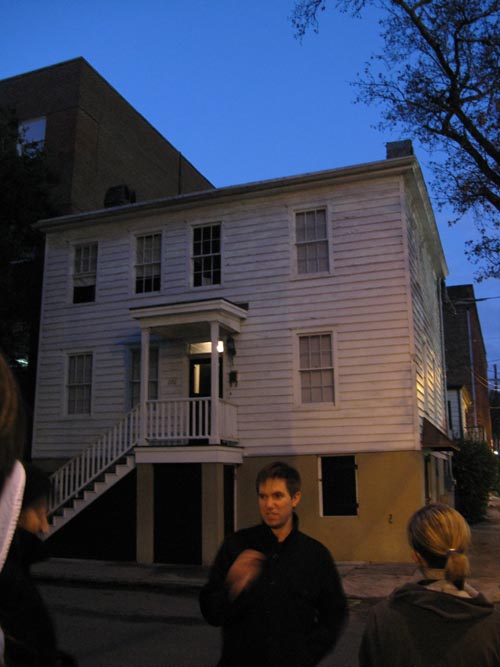 Savannah Ghosts Walking Tour, Bryan Street and Lincoln Street, NW Corner, Savannah, Georgia