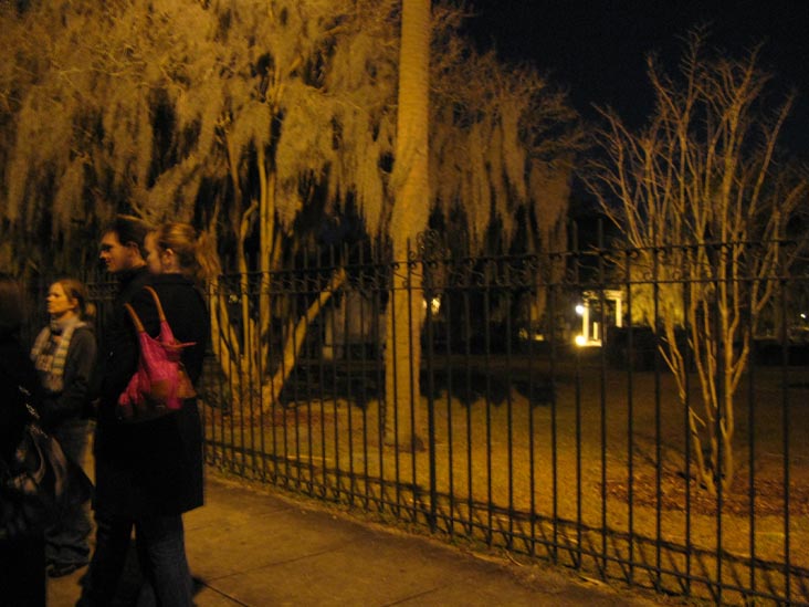 Savannah Ghosts Walking Tour, Colonial Park Cemetery Stop, South Side of Oglethorpe Avenue at Lincoln Street, Savannah, Georgia