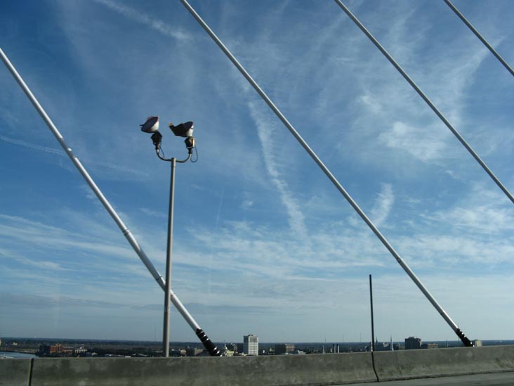 Crossing Talmadge Memorial Bridge Into Savannah, Georgia From South Carolina, December 31, 2009