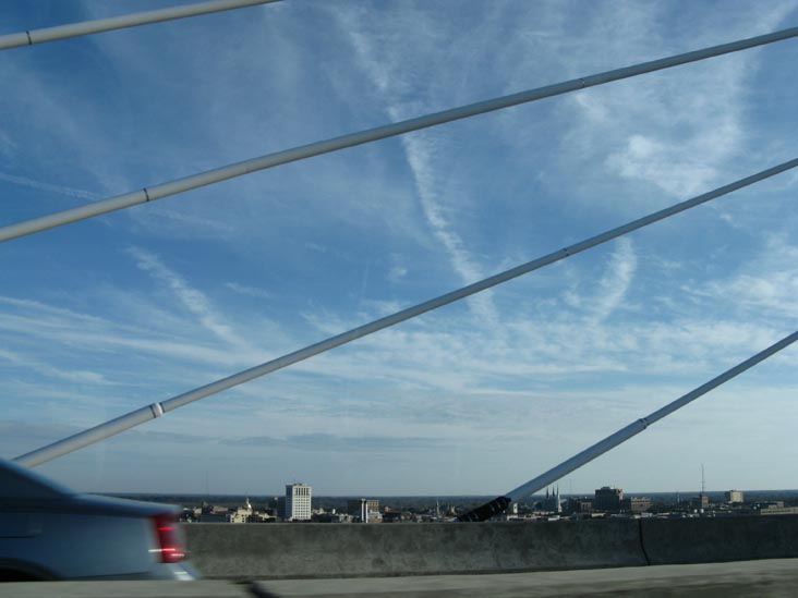 Crossing Talmadge Memorial Bridge Into Savannah, Georgia From South Carolina, December 31, 2009