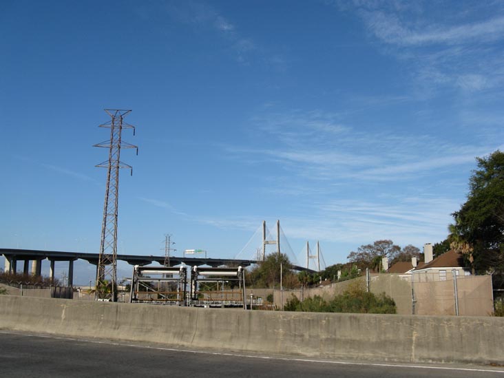 Talmadge Memorial Bridge From Georgia 25 Connector, Savannah, Georgia