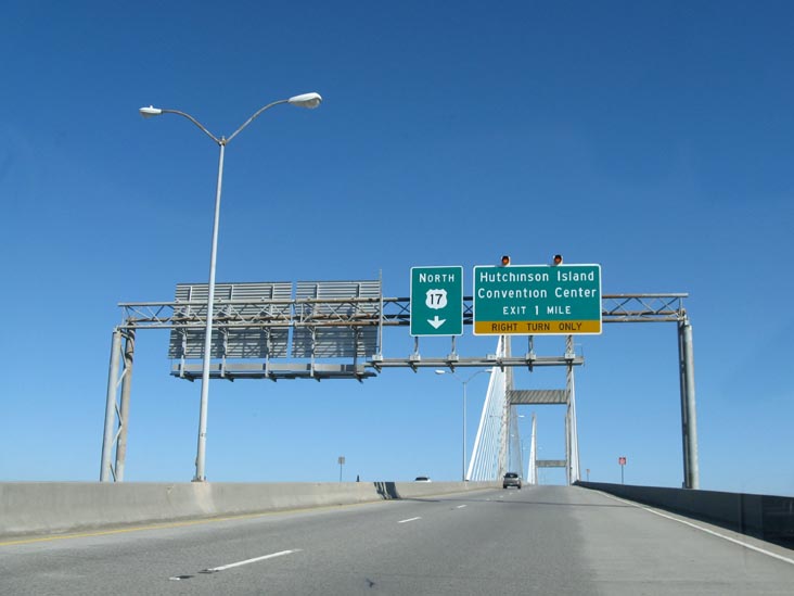 Crossing Talmadge Memorial Bridge Into South Carolina From Savannah, Georgia, January 2, 2010