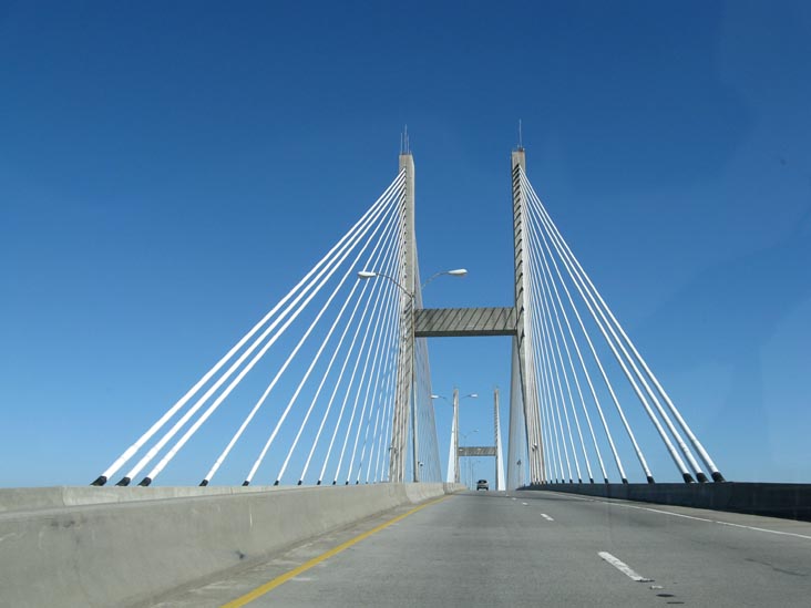 Crossing Talmadge Memorial Bridge Into South Carolina From Savannah, Georgia, January 2, 2010