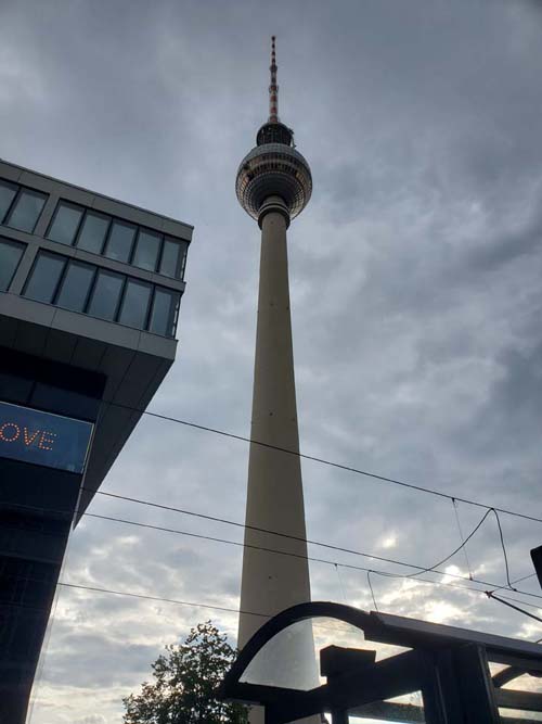 Fernsehturm Television Tower, Alexanderplatz, Berlin, Germany, July 30, 2025