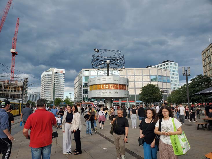 World Clock, Alexanderplatz, Berlin, Germany, July 30, 2025