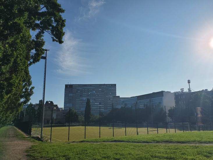 Soccer Pitch, Anhalter Bahnhof Site, Berlin, Germany, July 30, 2025