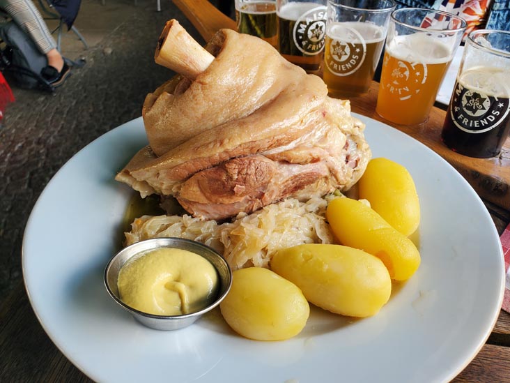 Pork Knuckle/Gepökeltes Berliner Eisbein, Die Berliner Republik, Berlin, Germany, July 29, 2025