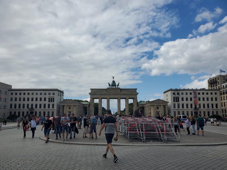 Brandenburg Gate/Brandenburger Tor, Pariser Platz, Berlin, Germany, July 29, 2025