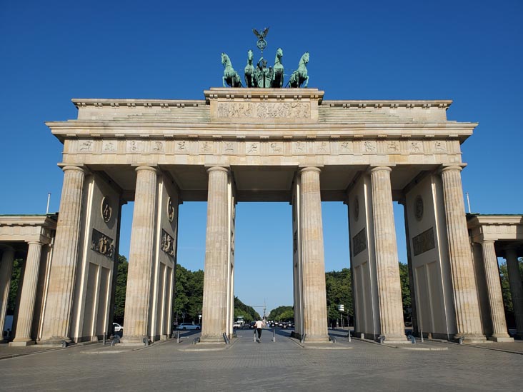 Brandenburg Gate/Brandenburger Tor, Pariser Platz, Berlin, Germany, July 30, 2025