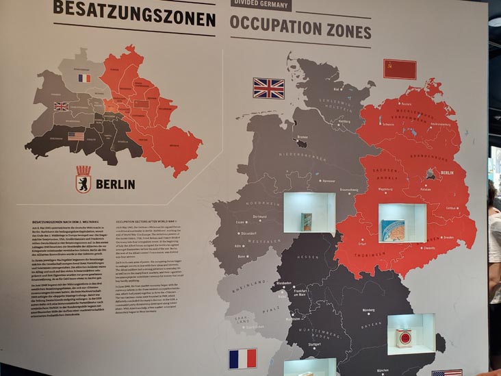 Occupation Zones, DDR Museum, Berlin, Germany, July 30, 2025