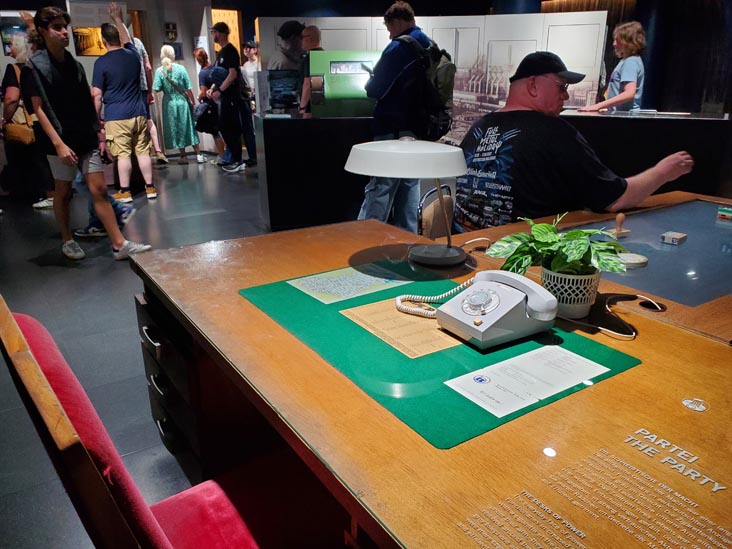 Party Leader Desk, DDR Museum, Berlin, Germany, July 30, 2025