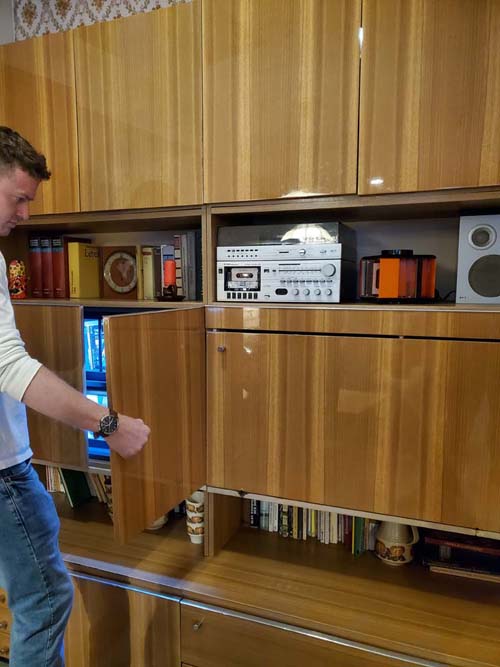 High-Rise Tower Block Flat, DDR Museum, Berlin, Germany, July 30, 2025