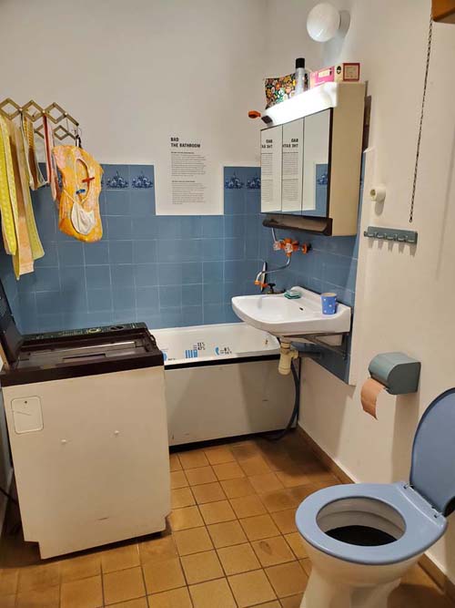 Bathroom, High-Rise Tower Block Flat, DDR Museum, Berlin, Germany, July 30, 2025