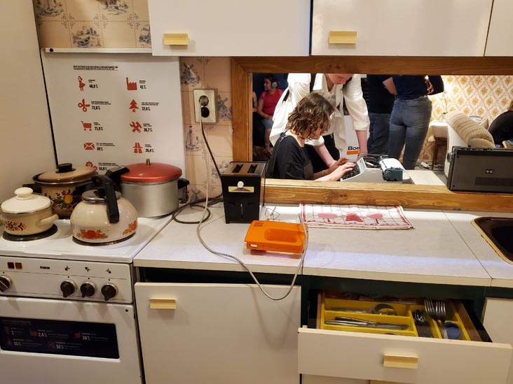 Kitchen, High-Rise Tower Block Flat, DDR Museum, Berlin, Germany, July 30, 2025