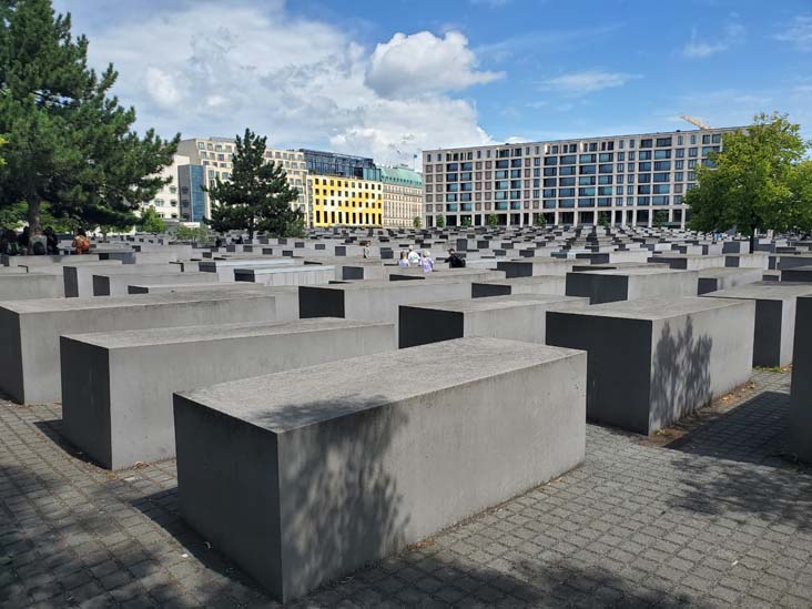 Memorial to the Murdered Jews of Europe/Denkmal für die Ermordeten Juden Europas, Berlin, Germany, July 29, 2025