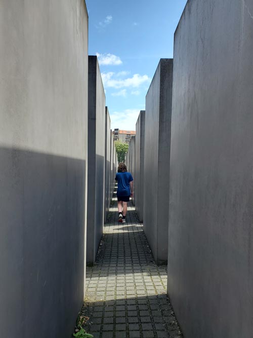 Memorial to the Murdered Jews of Europe/Denkmal für die Ermordeten Juden Europas, Berlin, Germany, July 29, 2025