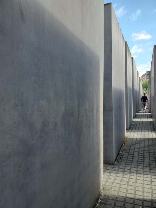 Memorial to the Murdered Jews of Europe/Denkmal für die Ermordeten Juden Europas, Berlin, Germany, July 29, 2025