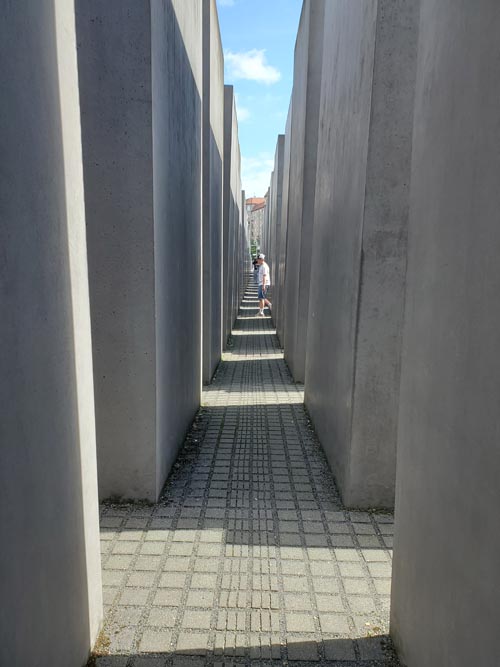 Memorial to the Murdered Jews of Europe/Denkmal für die Ermordeten Juden Europas, Berlin, Germany, July 29, 2025
