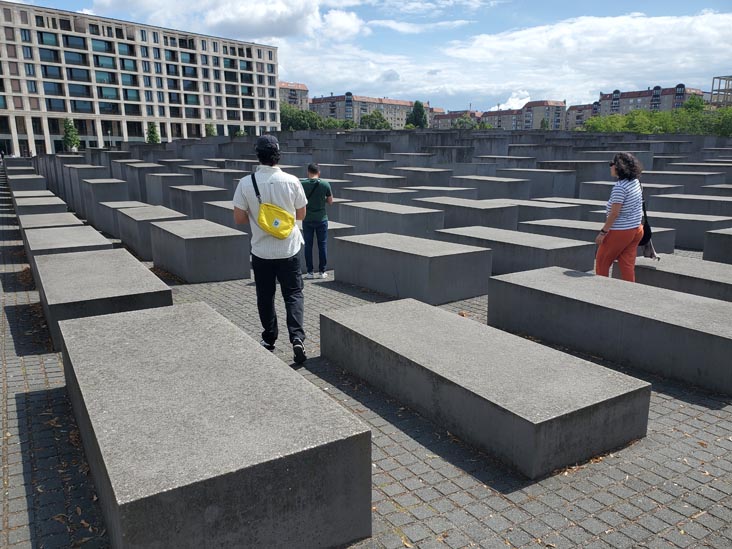 Memorial to the Murdered Jews of Europe/Denkmal für die Ermordeten Juden Europas, Berlin, Germany, July 29, 2025
