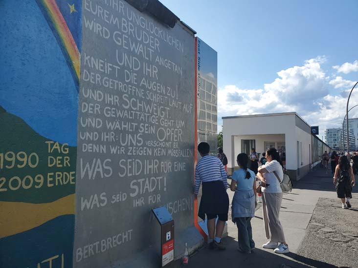 East Side Gallery, Berlin, Germany, July 30, 2025